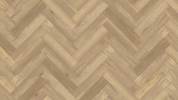 planeo Rigid Klick Vinyl - SolutionX 2in1 Herringbone Oak Light | Impact sound insulation integrated (ECF-HB-4855)