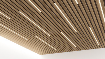 Skaben acoustic panels SilentWall Easy-Sticks - Rustic oak - 250 x 3.45 cm