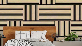 planeo acoustic panel - MixWall Timber Solid Flare Oak 52 x 104 cm | real wood veneer (PLMW-00411A)