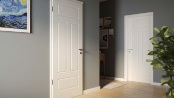 planeo Lacquer interior door Lacquer 2.0 - Freddo 9010 White lacquer