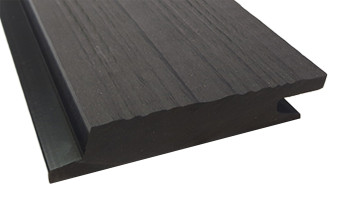 planeo Fassado - WPC rhombus moulding facade cladding anthracite