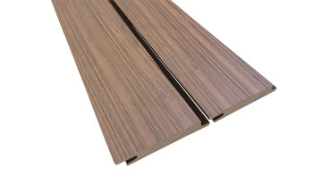 planeo Fassado - WPC Rhombus moulding facade cladding brown