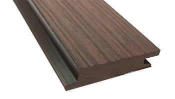 planeo Fassado - WPC Rhombus moulding facade cladding brown