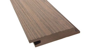 planeo Fassado - WPC Rhombus moulding facade cladding brown