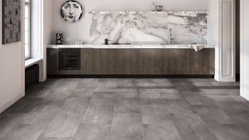 planeo Rigid click vinyl - Lunitra IXPE XL tile ultra matt | integrated footfall sound insulation (MF-1011-IXPE)