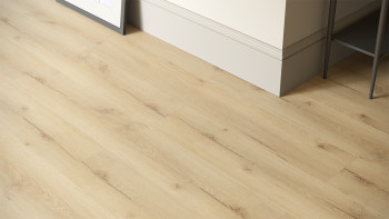 planeo Rigid click vinyl - GRANDline Sunlit Oak | Impact sound insulation integrated (NF-Gl-553)