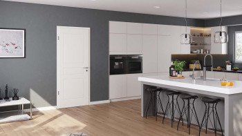 planeo Lacquer interior door Lacquer 2.0 - Norman 9016 White lacquer