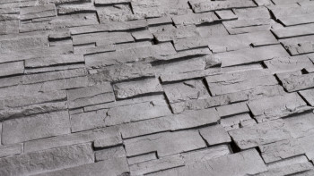 planeo stone-look facade panel - NoviStone Anthracite 1054 x 334 mm