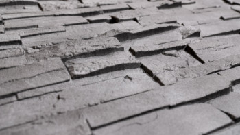 planeo stone-look facade panel - NoviStone Anthracite 1054 x 334 mm