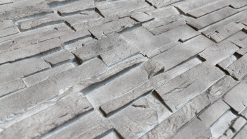 planeo stone-look facade panel - NoviStone Basalt 1054 x 334 mm