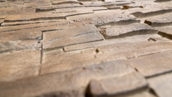 planeo stone-look facade panel - NoviStone Brownstone 1054 x 334 mm