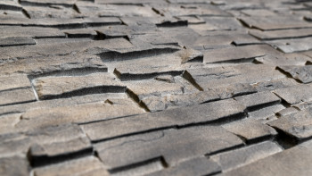 planeo stone-look façade panel - NoviStone Silex Flint 1054 x 334 mm