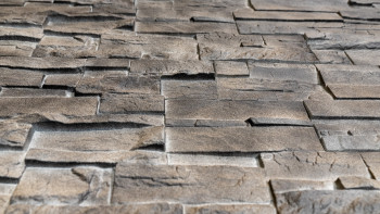 planeo stone-look façade panel - NoviStone Silex Flint 1054 x 334 mm