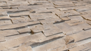 planeo stone-look facade panel - NoviStone Limestone 1054 x 334 mm