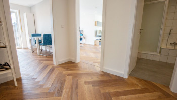 Skaben Multilayer Vinyl - TitanCore HB Alsace Herringbone | integrated impact sound insulation (ST-6202969)