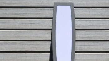 planeo Fassado - WPC rhombus strip facade cladding graphite grey