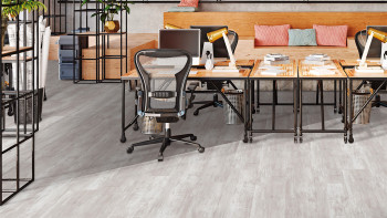 planeo Rigid click vinyl - FlexCore 55 Glacier Oak White | Impact sound insulation integrated (plfc-5167FS55)