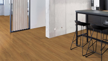 planeo Rigid click vinyl - FlexCore 55 Caramel Oak | Impact sound insulation integrated (plfc-5301FS55)