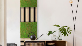 planeo acoustic panel - MixWall Timber Touch Flare Oak 52 x 52 cm | real wood veneer (PLMW-00011A)