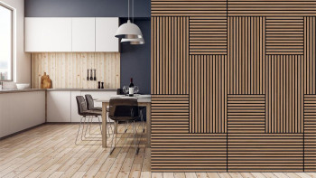 planeo acoustic panel - MixWall Timber Touch Ravon Oak 52 x 52 cm | real wood veneer (PLMW-30011A)