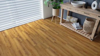 planeo design flooring for clicking - Eco Home&Health Rustic Oak Natural | Impact sound insulation integrated (LO-EK-01)
