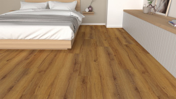 planeo design flooring for clicking - Eco Home&Health Rustic Oak Natural | Impact sound insulation integrated (LO-EK-01)