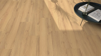 planeo design flooring for clicking - Eco Home&Health Rustic Oak Sand | Impact sound insulation integrated (LO-EK-03)