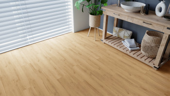 planeo design flooring for clicking - Eco Home&Health Rustic Oak Sand | Impact sound insulation integrated (LO-EK-03)