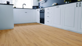 planeo design flooring for clicking - Eco Home&Health Rustic Oak Sand | Impact sound insulation integrated (LO-EK-03)