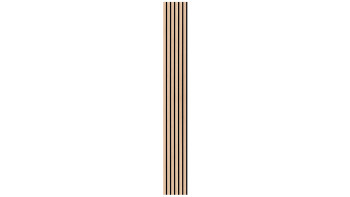 Skaben acoustic panels SilentWall Comfort - light brown oak - 250 x 30 cm