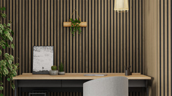 Skaben acoustic panels SilentWall Comfort Light - Rustic oak - 250 x 30 cm