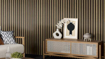 Skaben acoustic panels SilentWall Comfort Light - Rustic oak - 250 x 30 cm