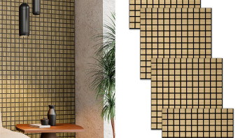 Skaben acoustic panels SilentWall Cube - light brown oak - 61 x 61 cm