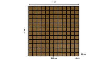 Skaben acoustic panels SilentWall Cube - Rustic oak - 61 x 61 cm
