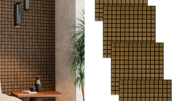 Skaben acoustic panels SilentWall Cube - Rustic oak - 61 x 61 cm