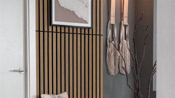 Skaben SilentWall Compact acoustic panels - Rustic oak - 244 x 30.5 cm