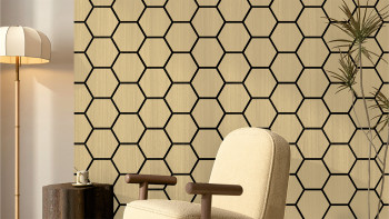 Skaben acoustic panels SilentWall - Hexa Oak Natural Light - 76 x 57.4 cm