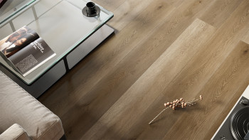 planeo Rigid Klick Vinyl - ObjektPRO Oak Prestige 1.83m long XL plank | integrated footfall sound insulation (SP183-01)