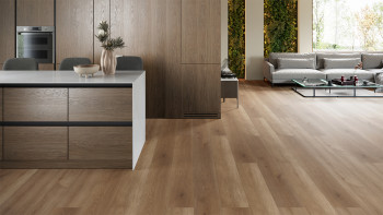 planeo Rigid Klick Vinyl - ObjektPRO Oak Elegance 1.83m long XL plank | integrated footfall sound insulation (SP183-42)