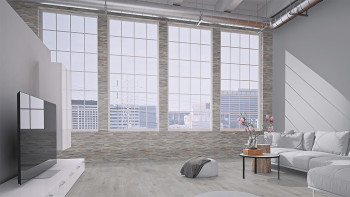 Skaben WoodWall - Hatchetwood Bangkirai White washed