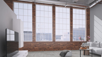 Skaben WoodWall - Hatchetwood Bangkirai Coffee