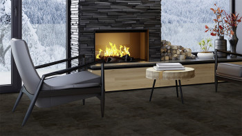 Gerflor click Vinyl - Virtuo 55 Rigid Acoustic Tavla Dark | integrated impact sound insulation (39071453)