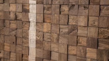 Skaben WoodWall - Teakwood Cube Sulawesi