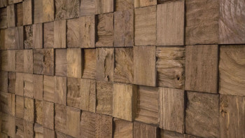 Skaben WoodWall - Teakwood Cube Sulawesi