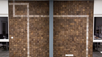 Skaben WoodWall - Teakwood Cube Sulawesi