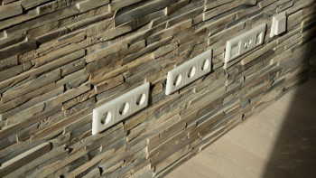 Skaben WoodWall - Teakwood Chic Gun Smoked