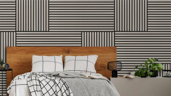 planeo acoustic panel - MixWall Timber Solid Velen Oak 52 x 104 cm | real wood veneer (PLMW-20411A)