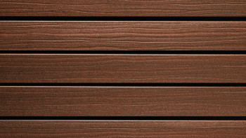 planeo Fassado - WPC rhombus strip facade cladding Prime maroon