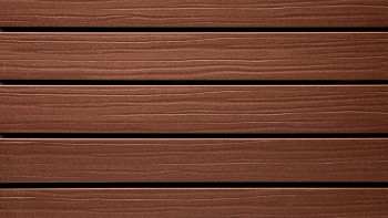 planeo Fassado - WPC rhombus strip facade cladding Prime tobacco