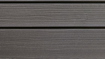 planeo Fassado - WPC rhombus strip facade cladding Prime lava grey